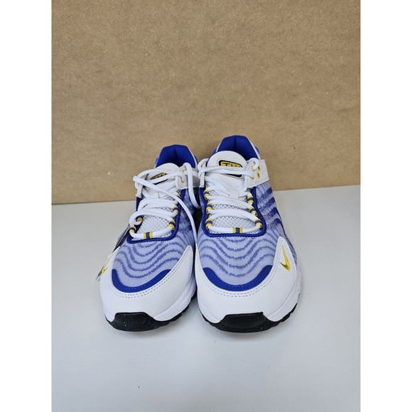 Nike Air Max Tailwind White Yellow Blue Running Shoes DQ0296 100 Sz 7Y  Wmms 8.5 - Picture 6 of 9